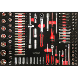 Servante Racing 5 Tiroirs Équipée de 264 Outils KS Tools