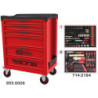 Servante Racing 6 Tiroirs Équipée de 184 Outils KS Tools