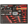 Servante Racing 5 Tiroirs Équipée de 84 Outils KS Tools