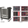 Servante Ultimate Grise & Noire 7 Tiroirs Équipée de 429 Outils KS Tools