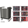 Servante Ultimate Grise & Noire 9 Tiroirs Équipée de 455 Outils KS Tools