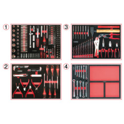 Servante Racing 6 Tiroirs Équipée de 303 Outils KS Tools