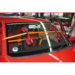 Jeu de Ventouses Double pour Vitre ou Pare-Brise & Sangle KS Tools
