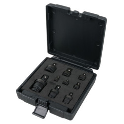 Coffret d'Adaptateurs & Cardans à Chocs, 9 Pièces KS Tools