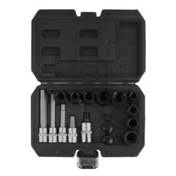 Coffret de 17 Douilles pour Étriers de Freins 1 4pouces - 3 8pouces - 1 2pouces KS Tools