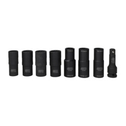 Coffret de Douilles à Chocs 1 2pouces Spéciales Roues, 18 Pièces KS Tools