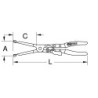 Pince pour Montage de Colliers de Serrage de Pot d'Échappement KS Tools