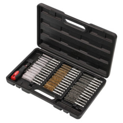 Jeu de Brosses de Nettoyage pour Puit de Bougie de Préchauffage ou d'Injecteur KS Tools