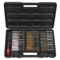 Jeu de Brosses de Nettoyage pour Puit de Bougie de Préchauffage ou d'Injecteur KS Tools