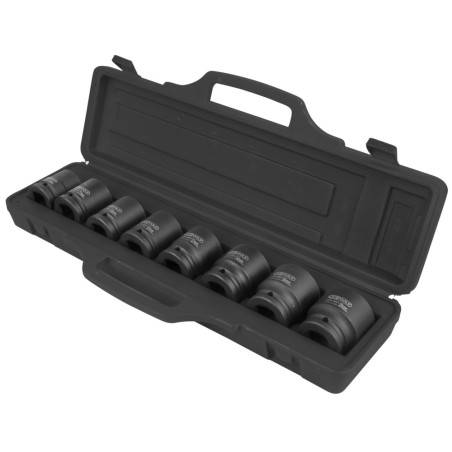 Coffret de 8 Douilles à Chocs 3 4pouces 6 Pans