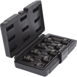 Coffret de 9 Douilles Tournevis à Chocs Longues XZN 1 2pouces