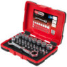 Coffret de Douilles & d'Embouts de Vissage 1 4pouces + 11 mm, 31 Pièces KS Tools