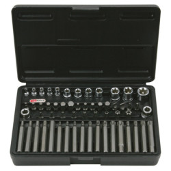 Coffret de Douilles & Douilles Tournevis Torx Percé