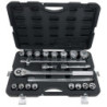 Coffret de Douilles 6 Pans Métriques & Accessoires 3 4pouces, 21 Pièces KS Tools