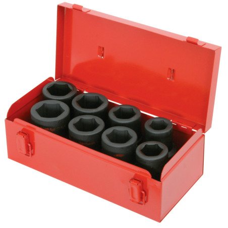 Coffret de Douilles Longues à Chocs 1pouces