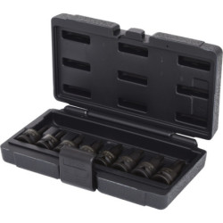 Jeu de 8 Douilles Tournevis à Chocs Courtes Torx 1 2pouces, T30 à T80 KS Tools