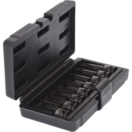 Jeu de 8 Douilles Tournevis à Chocs Longues Torx 1 2pouces
