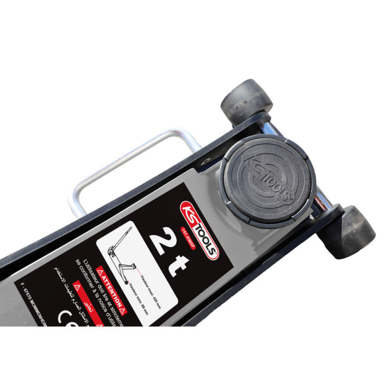 Cric Hydraulique Compact Aluminium Acier 2 T KS Tools