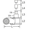Cric Hydropneumatique 30 T 15 T Pliable KS Tools