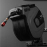 Enrouleur Air & Eau 3 8pouces avec Tuyau Ø10 mm, Raccord 1 4pouces - 15 m Gris KS Tools