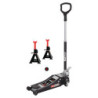 Lot Cric Extra-Bas Acier Ultimate 2 T + Chandelles 2 T KS Tools