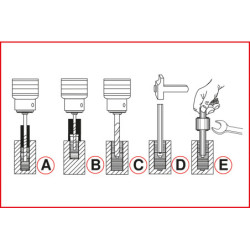 Coffret d'Extracteurs pour Vis & Écrous, 25 Pièces KS Tools