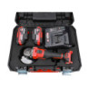 Coffret Meuleuse Angulaire 18V, 2 Batteries & Chargeur KS Tools