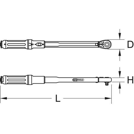 Clé Dynamométrique Ergotorqueprécision avec Inverseur