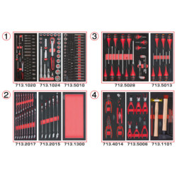 Composition d'Outils 4 Tiroirs pour Servante