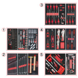  187 Pièces KS Tools