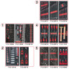 Composition d'Outils 5 Tiroirs pour Servante