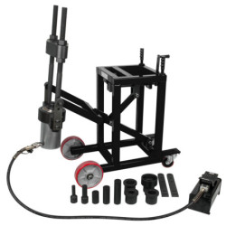 Presse à Pivot 75 T avec Kit de Douilles, 29 Pièces KS Tools