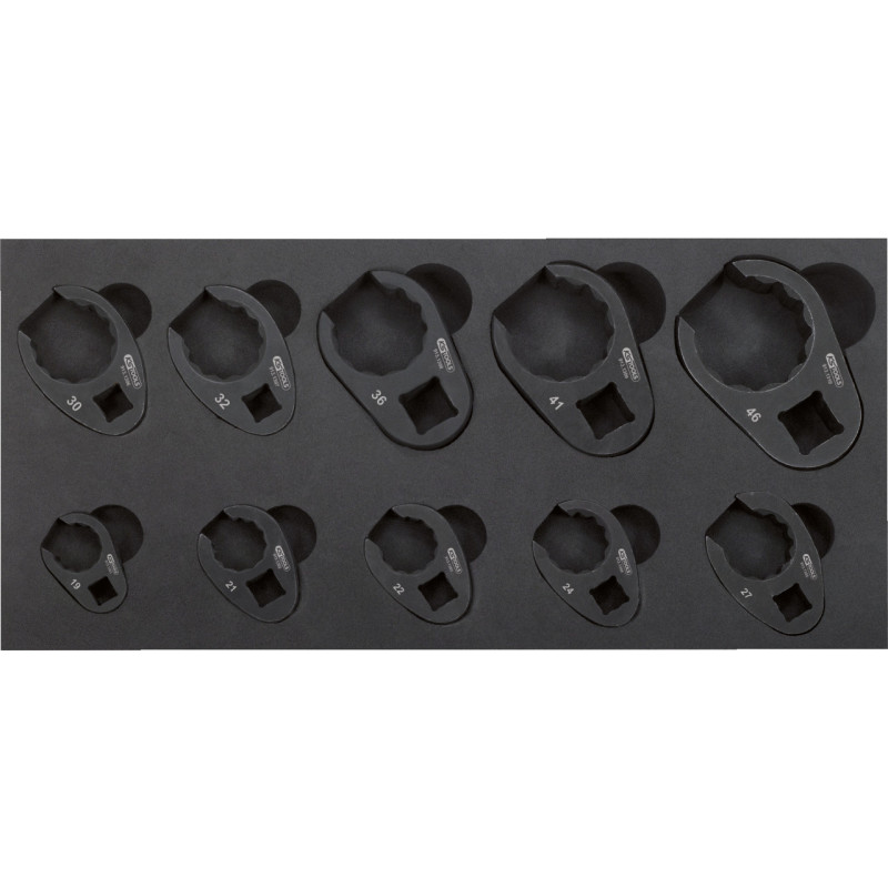 Coffret de 10 Douilles à Tuyauter 3 8pouces - 1 2pouces - 3 4pouces