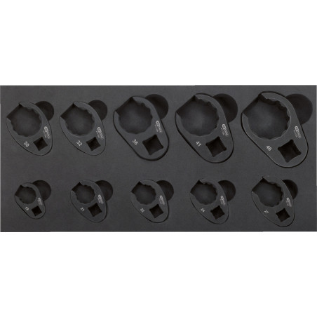 Coffret de 10 Douilles à Tuyauter 3 8pouces - 1 2pouces - 3 4pouces