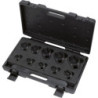 Coffret de 10 Douilles à Tuyauter 3 8pouces - 1 2pouces - 3 4pouces, 19 à 46 mm KS Tools
