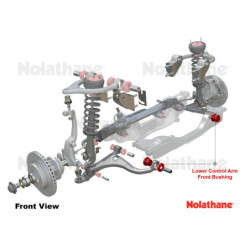 Silentbloc de bras de suspension Honda CIVIC inférieur intérieur avant Nolathane