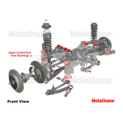 Silentbloc de bras de suspension Mitsubishi Pajero supérieur intérieur arrière Nolathane
