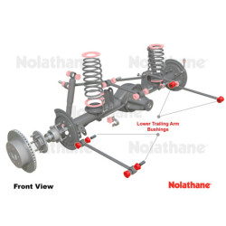 Silentbloc de bras de trainée Toyota Land Cruiser inférieur arrière Nolathane
