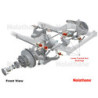Silentbloc de bras de suspension Mitsubishi Pajero inférieur intérieur Nolathane