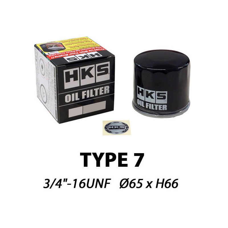 Filtre à Huile HKS Type 7 - 3 4"-16 UNF (Nissan CA18