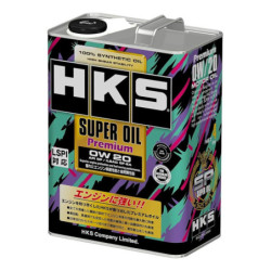 4L Huile Moteur HKS Super Oil Premium 0W20 API SP