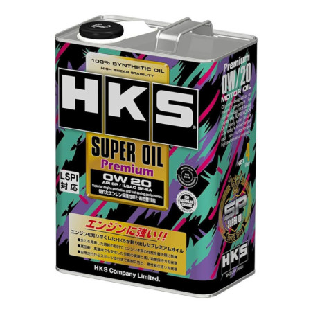 4L Huile Moteur HKS Super Oil Premium 0W20 API SP