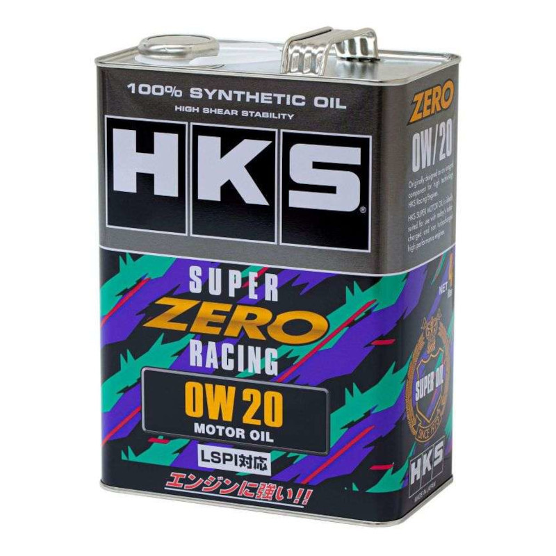 4L Huile Moteur HKS Super Zero Racing Oil 0W20