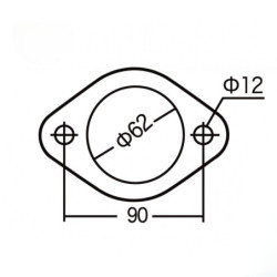 Joint d'Echappement HKS 62 mm (2 trous)
