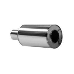 Silencieux d'Echappement HKS "Hi-Power" Inox 130x230 mm - Raccord Ø65 mm (sans Embout)