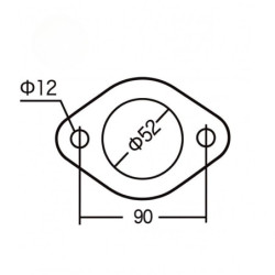 Joint d'Echappement HKS 52 mm (2 trous)