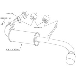 Silencieux d'Echappement HKS "Legal" pour Suzuki Jimny (2018+)