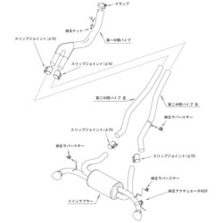 Ligne d'Echappement HKS "Super Turbo Muffler" pour Toyota GR Supra