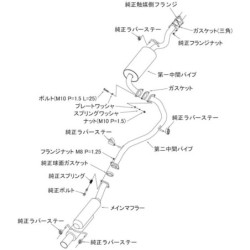 Ligne d'Echappement HKS "Silent Hi-Power" pour Honda CR-Z