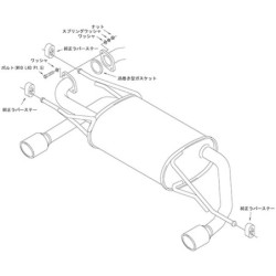 Silencieux d'Echappement HKS "Legamax Premium" pour Subaru Impreza Sport GT6 (16-23)